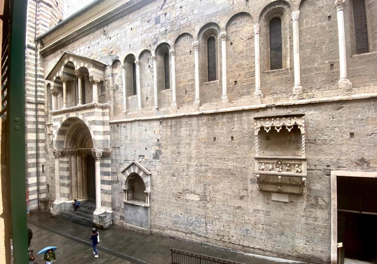 Amazing San Lorenzo 19, Rolli Palace Unesco - Stunning View Overlooking The Cathedral - Free Private Parking- Генуя Экстерьер фото